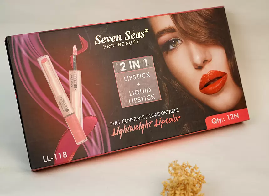 Seven Seas Pro-Beauty 2 in 1 Lipstick + Liquid Lipstick